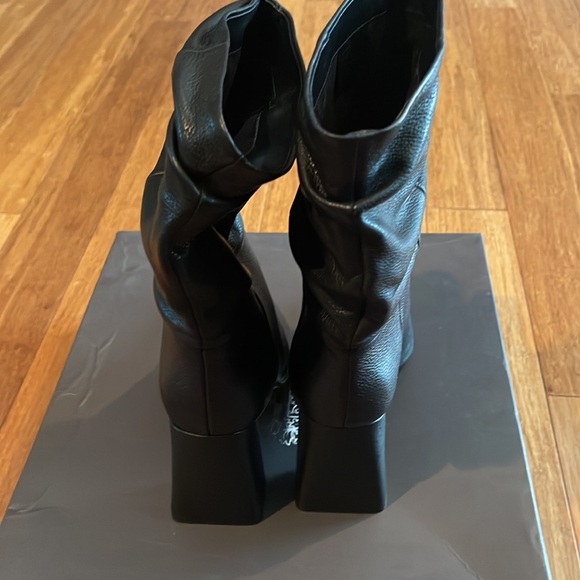 Vince Camuto Black Leather Boots - Picture 3 of 5